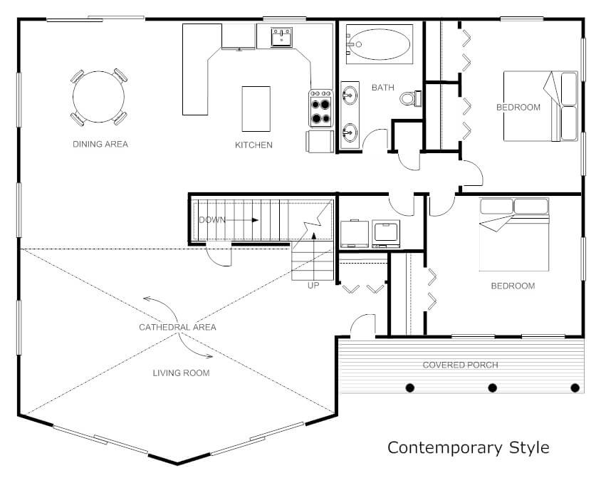 SmartDraw Interior Design Software SmartDraw室内设计软件188金宝搏软件