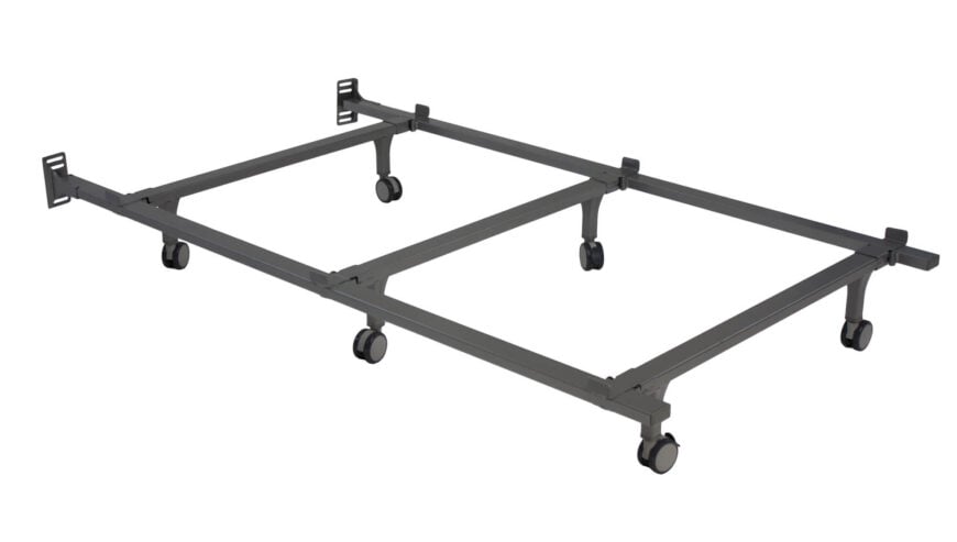 一个标准的床架通常被认为是一个简单的金属框架上的箱子将坐。