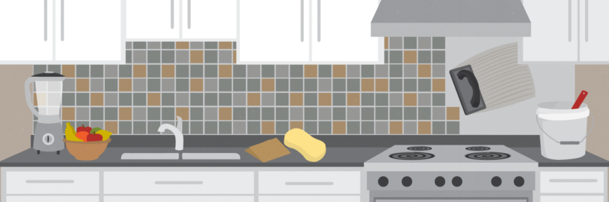如何瓷砖厨房后挡板:一个插图DIY指南