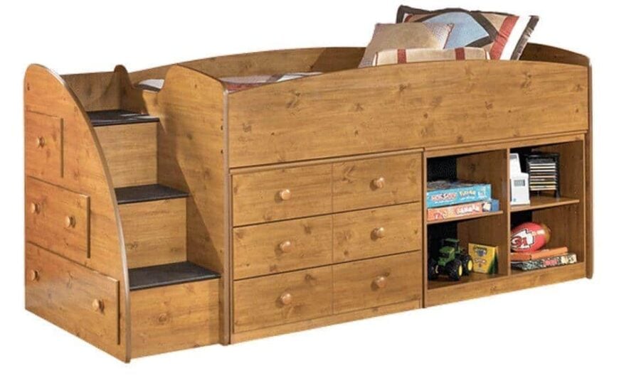 Elsa-Twin-Loft-Bed-with-Optional-Trundle-Bed-and-Storage