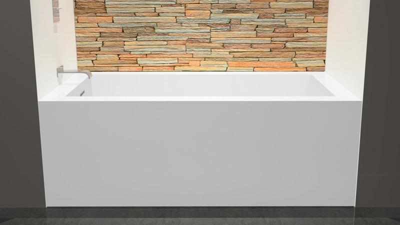 这个来自Cube系列的令人难以置信的浴缸和淋浴组合是Cube系列提供的最小浴缸，可以作为独立式浴缸安装，也可以与一面墙、一面墙或一面墙相邻。包括一个文革色的浴缸球童。