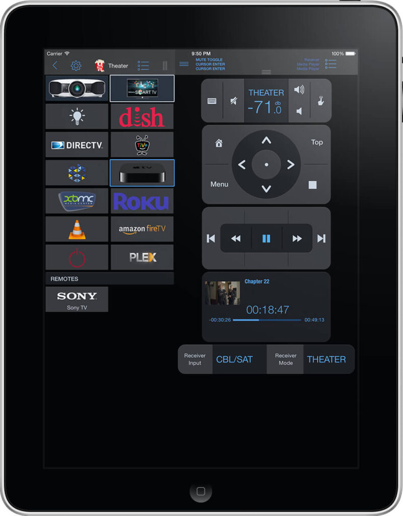 Roomie是一款基于应用程序的家庭控制系统，它使用Wi-Fi来控制家庭影院和其他设备，包括灯和恒温器。该应用程序为许多支持的设备提供了虚拟遥控器，自动优化您的iOS设备的每个遥控器。如果你有iPhone或iPad，这个应用程序是用一个设备取代家中多个遥控器的关键。