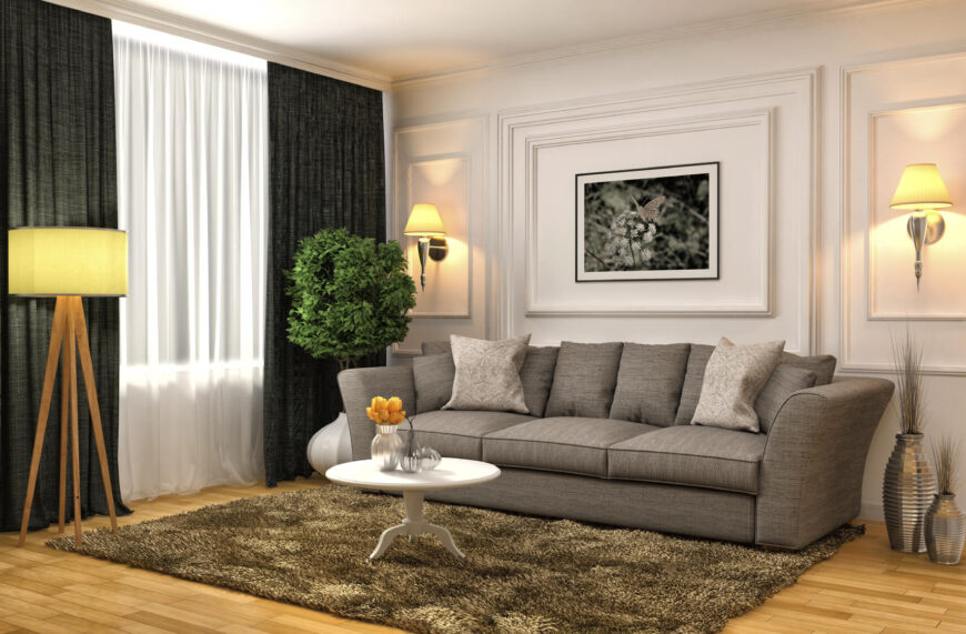 这是一个简单的沙发，可以在任何不同的客厅风格工作。白色或灰色等中性色可以让沙发与几乎任何颜色搭配得很好。这样的沙发你不会错的。