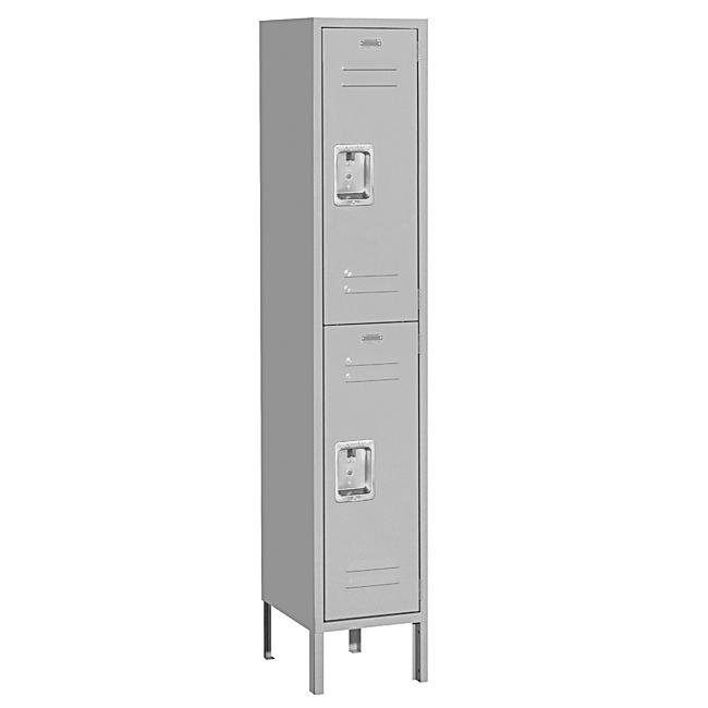 Salsbury-Industries-Gray-Double-Tier-Standard-Storage-Locker