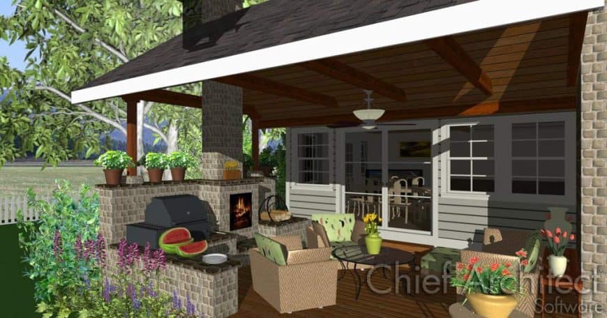 家居设计师园林绿化软件（首席架构师）Deck接口3
