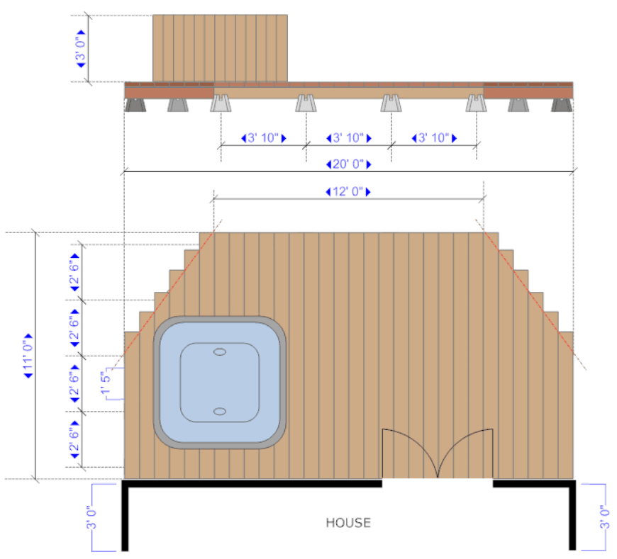 SmartDraw Deck Design 3