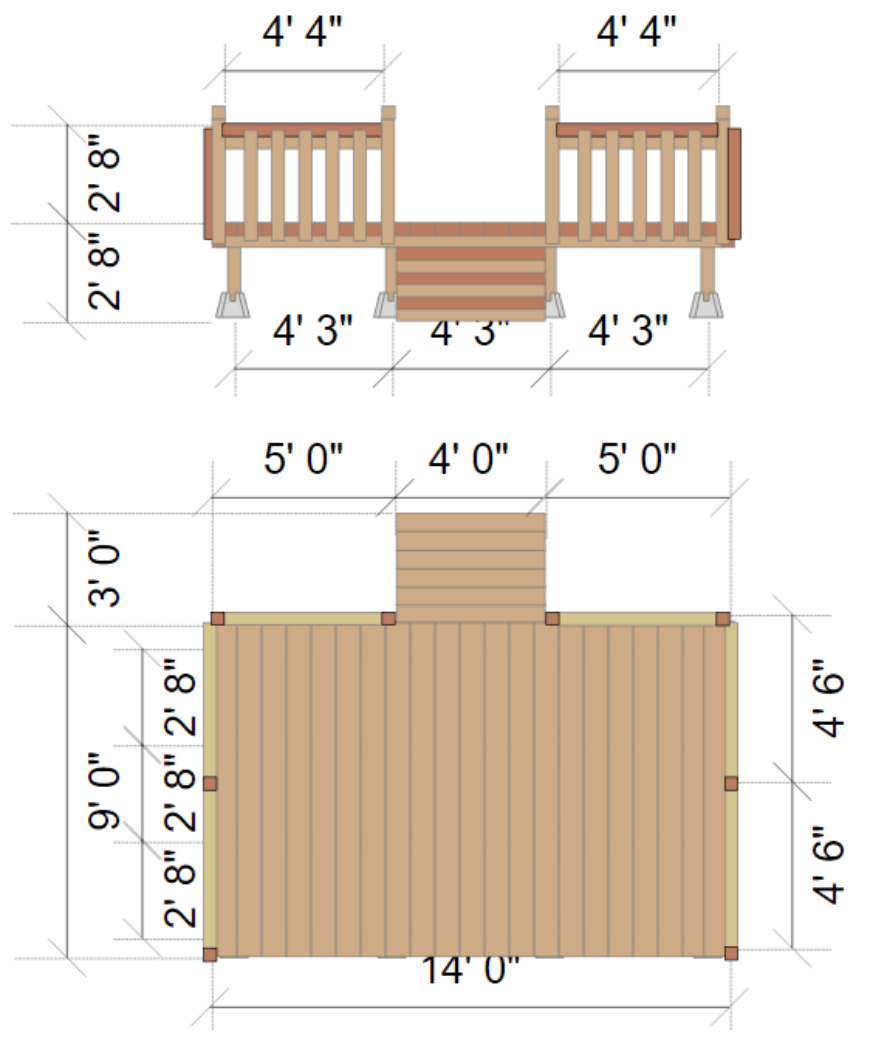 SmartDraw Deck Design 4