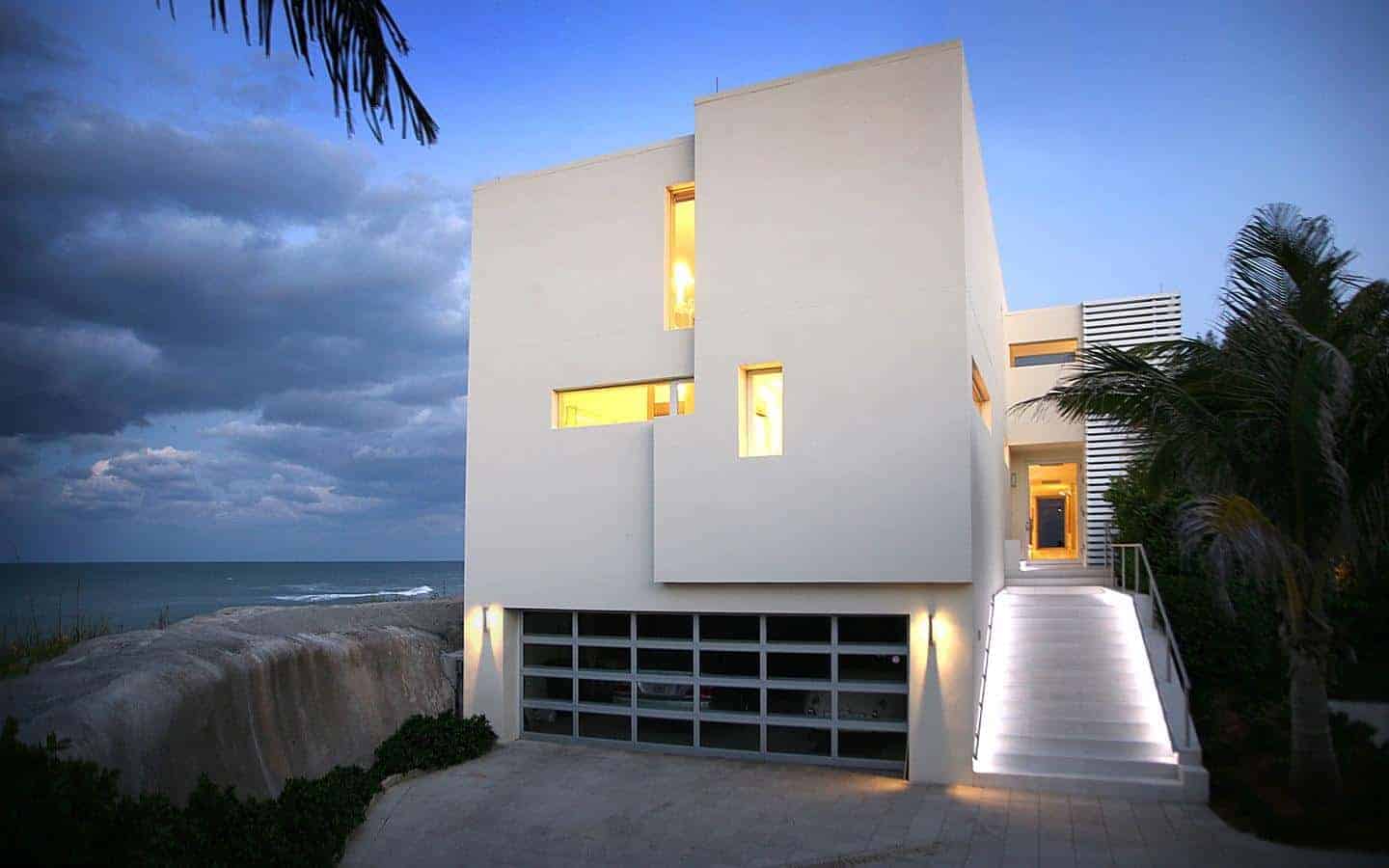 朱庇特岛的现代海滩住宅，Hughes Umbanhowar Architects设计