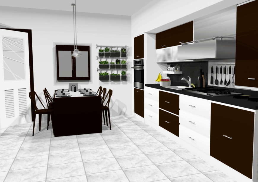 使用Punch室内设计软件绘制虚拟厨房。188金宝搏软件