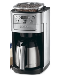 12杯咖啡机与咖啡豆研磨机由Cuisinart