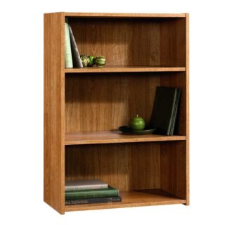 3个书架书柜在高地橡木完成专利和滑动成型。