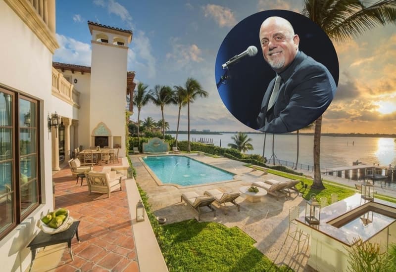 比利·乔尔以2700万美元的价格出售了他在佛罗里达海岸的房产。