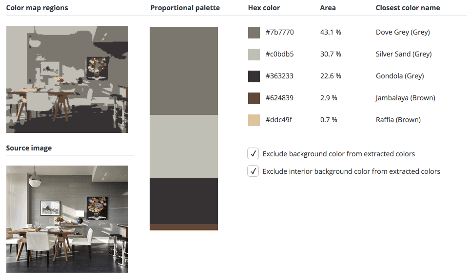灰色的房间与棕色相结合。