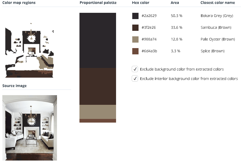 白色客厅与灰色和棕色相结合。