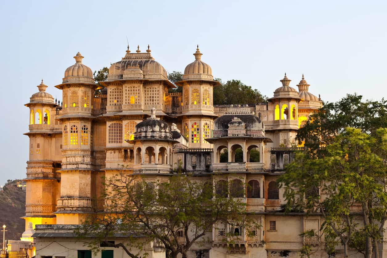 印度乌代普尔的城市宫殿