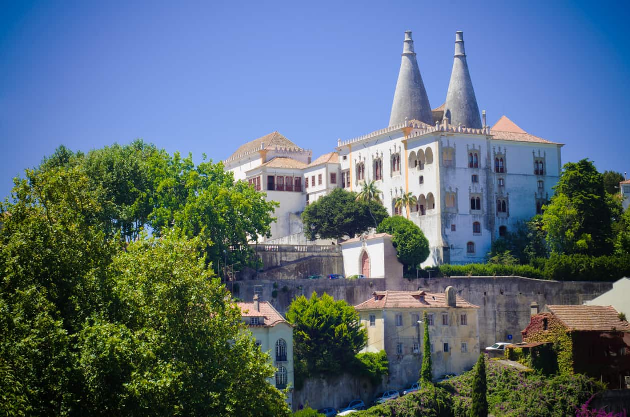 葡萄牙辛特拉的辛特拉国家宫殿