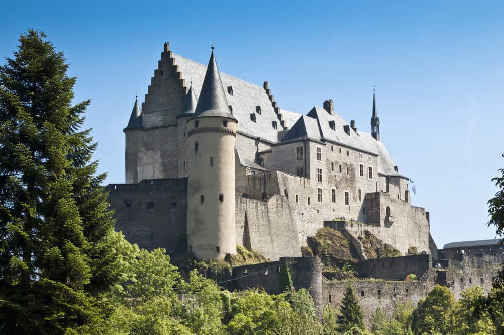 卢森堡的维安登城堡
