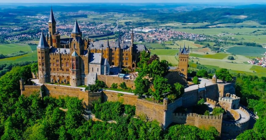 城堡Hohenzollern.
