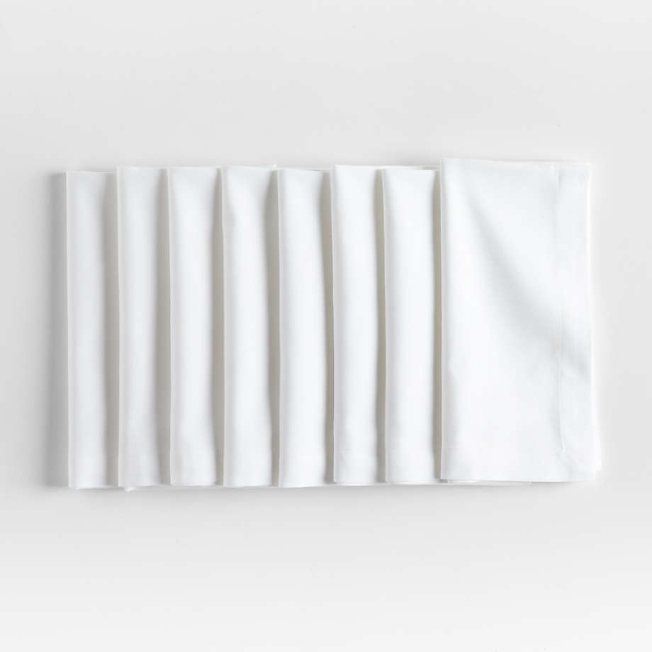白杨脆白棉餐巾纸，一套8张