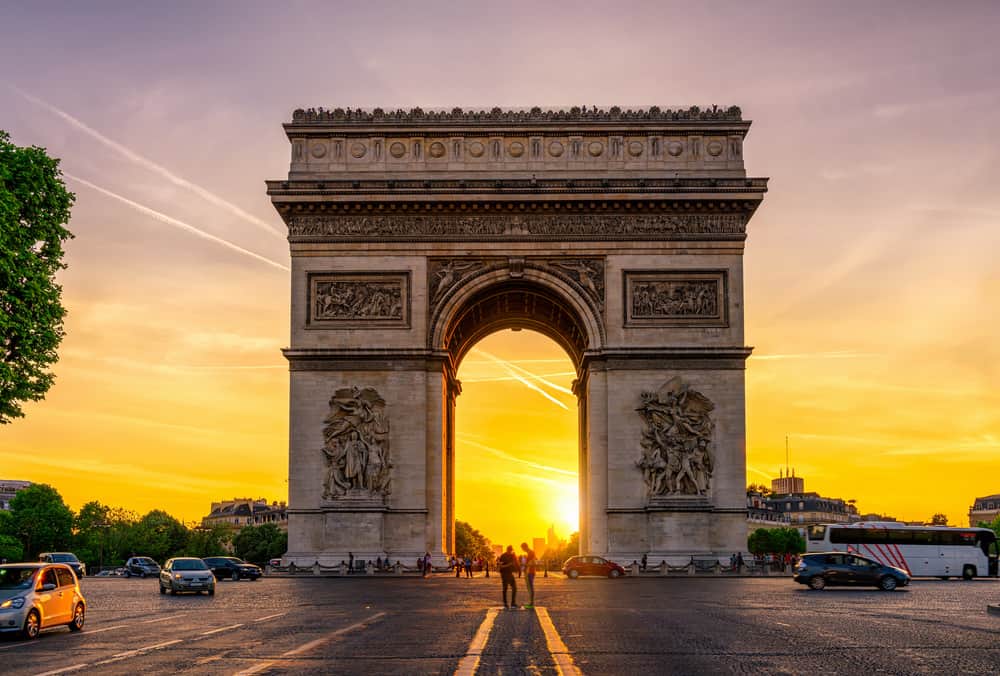 法国巴黎的凯旋门