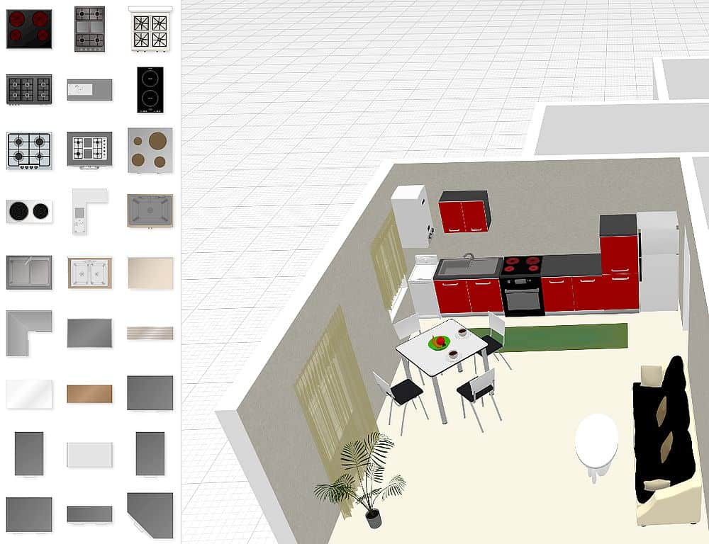 来自planingwiz软件的厨房设计实例