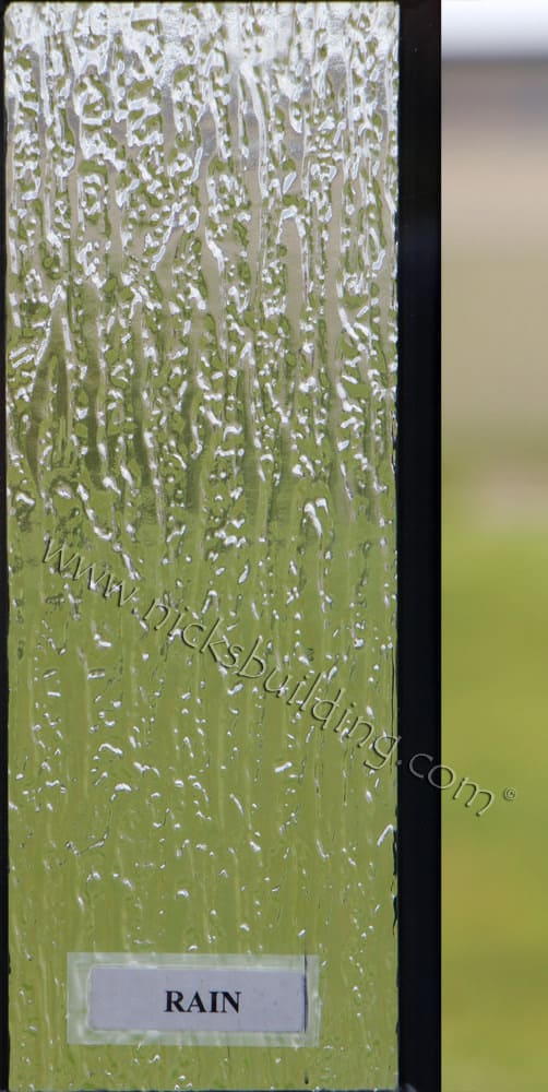 近距离的雨玻璃图案。