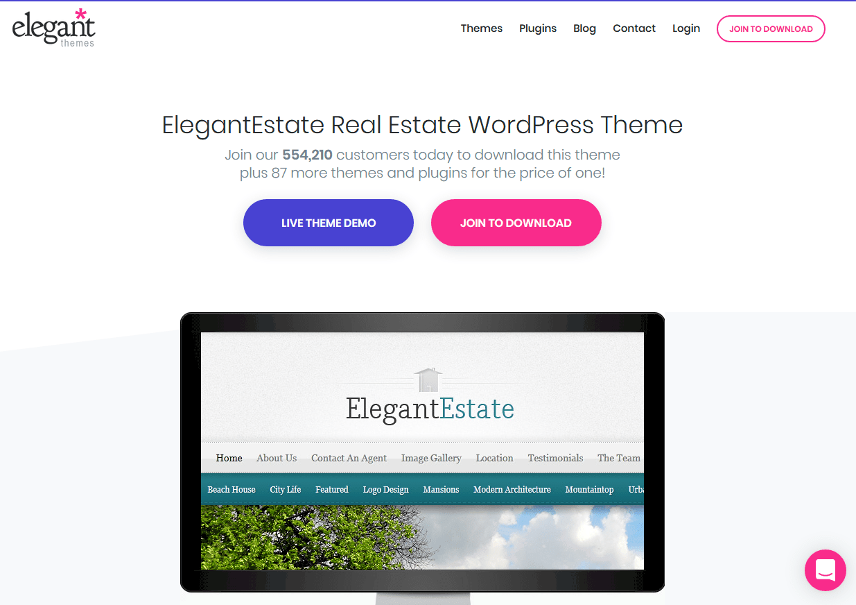 ElegantEstate房地产网站设计