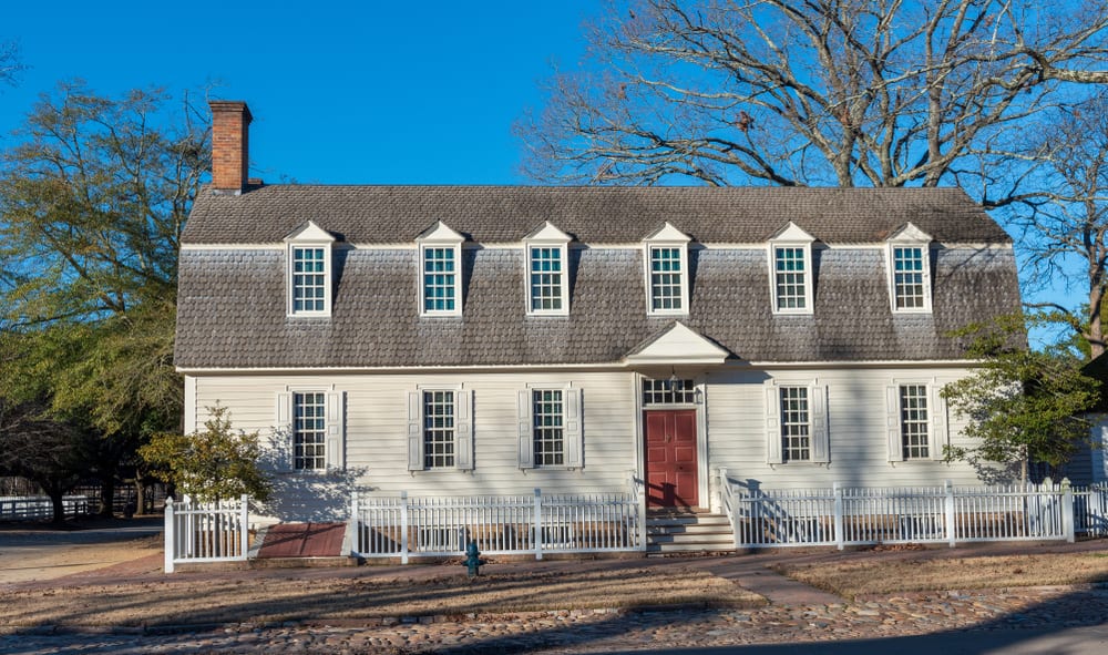 弗吉尼亚州威廉斯堡的荷兰殖民时期的房子