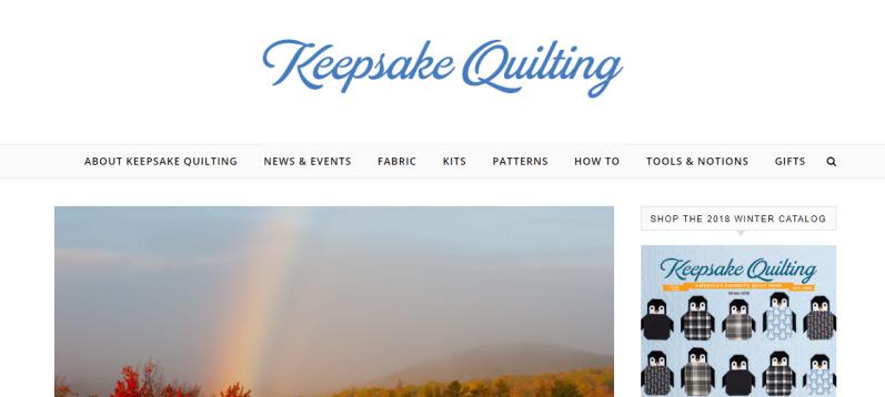 Keepsake quilting网站绗缝指南
