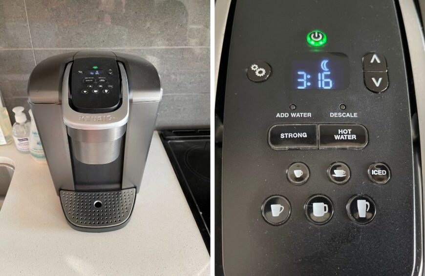 Keurig K-Elite单一服务于我的台面上的咖啡机