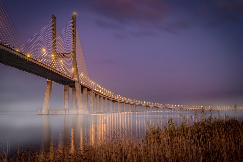 葡萄牙的瓦斯科·德·伽马桥。