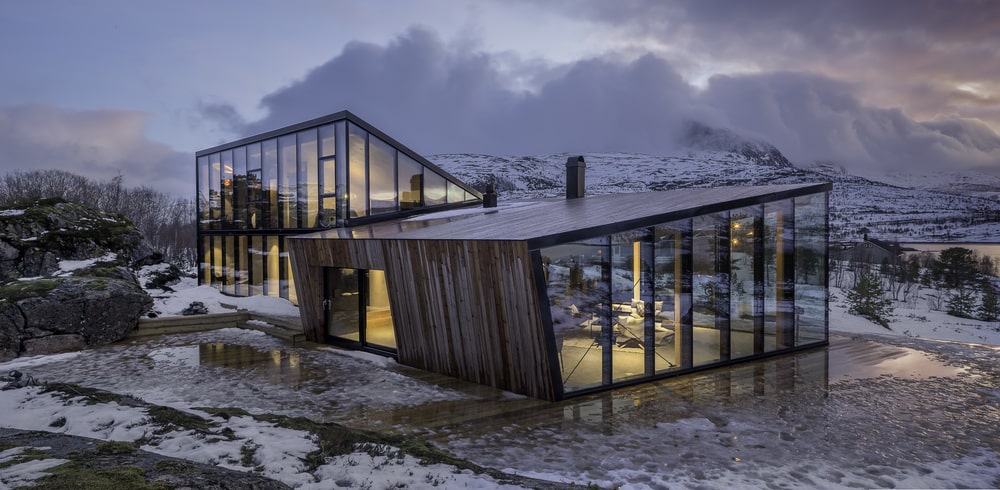 由Snorre Stinessen Architecture设计的Efjord度假小屋