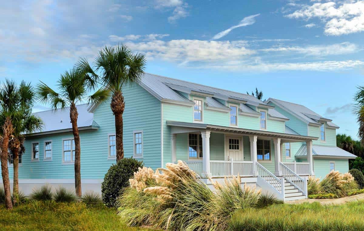 殖民风格的佛罗里达海滨别墅