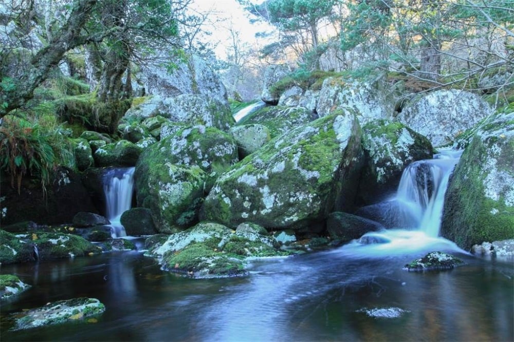 有这座令人惊叹的自然景观，并带有大量的石头和瀑布。图像由toptenrealestatedeals.com提供。