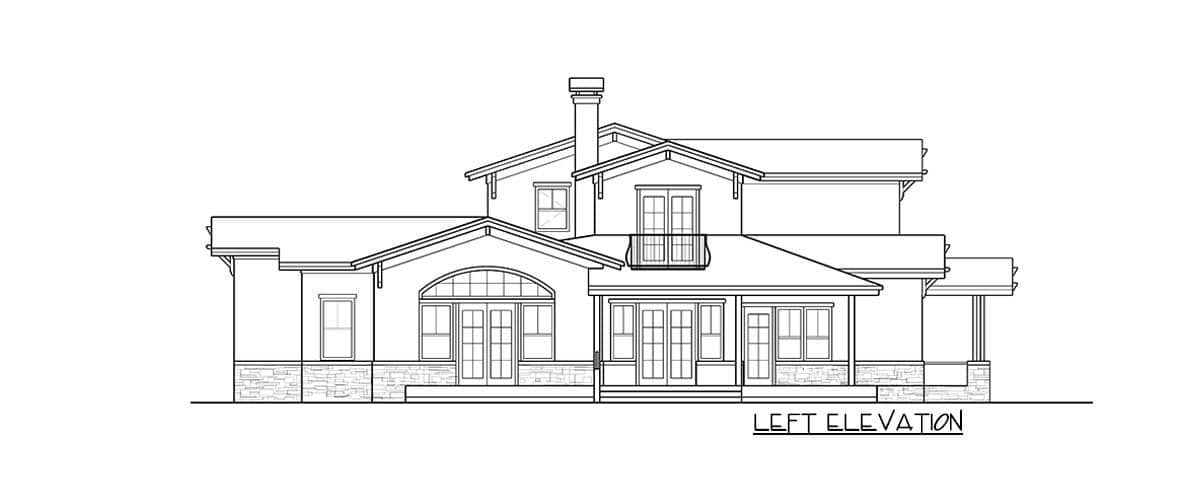 左图为两层四居室的草原匠人住宅。