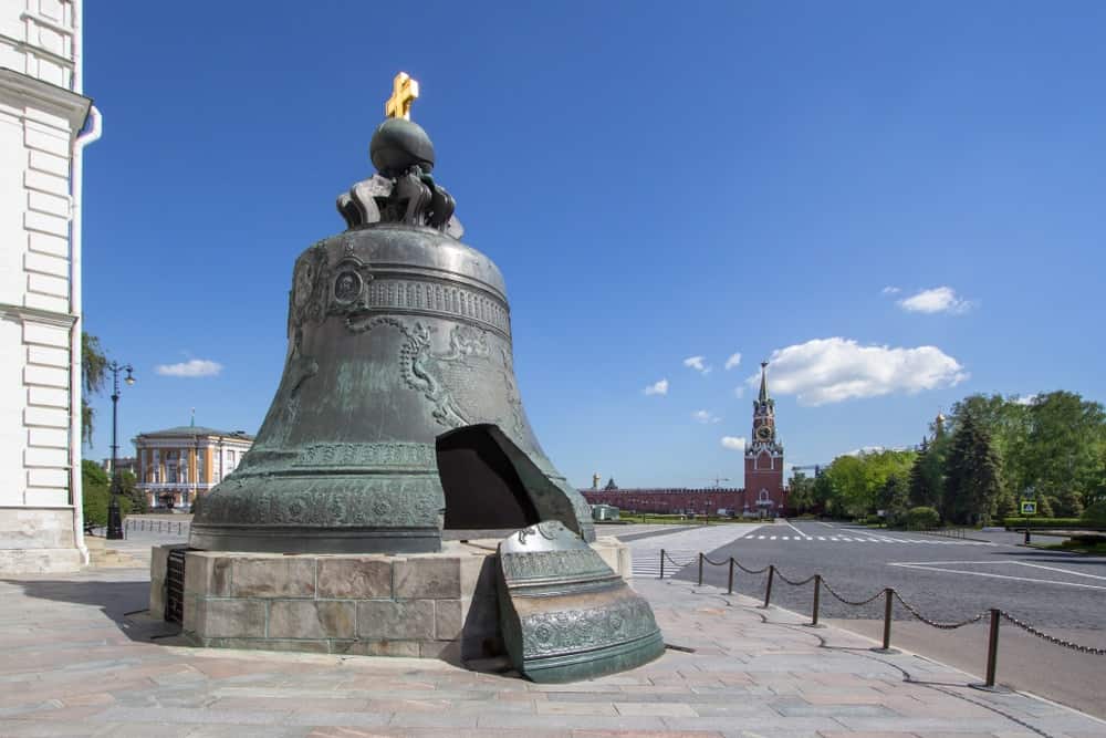 俄罗斯展出的沙皇钟。