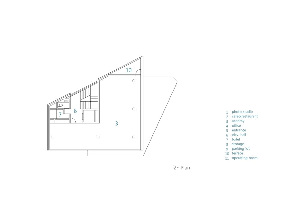 这是房子第二层平面图的插图。