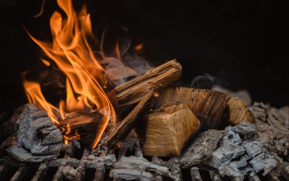 德克萨斯南部烧烤牛腩在室内烟熏和烧烤使用山胡桃木。