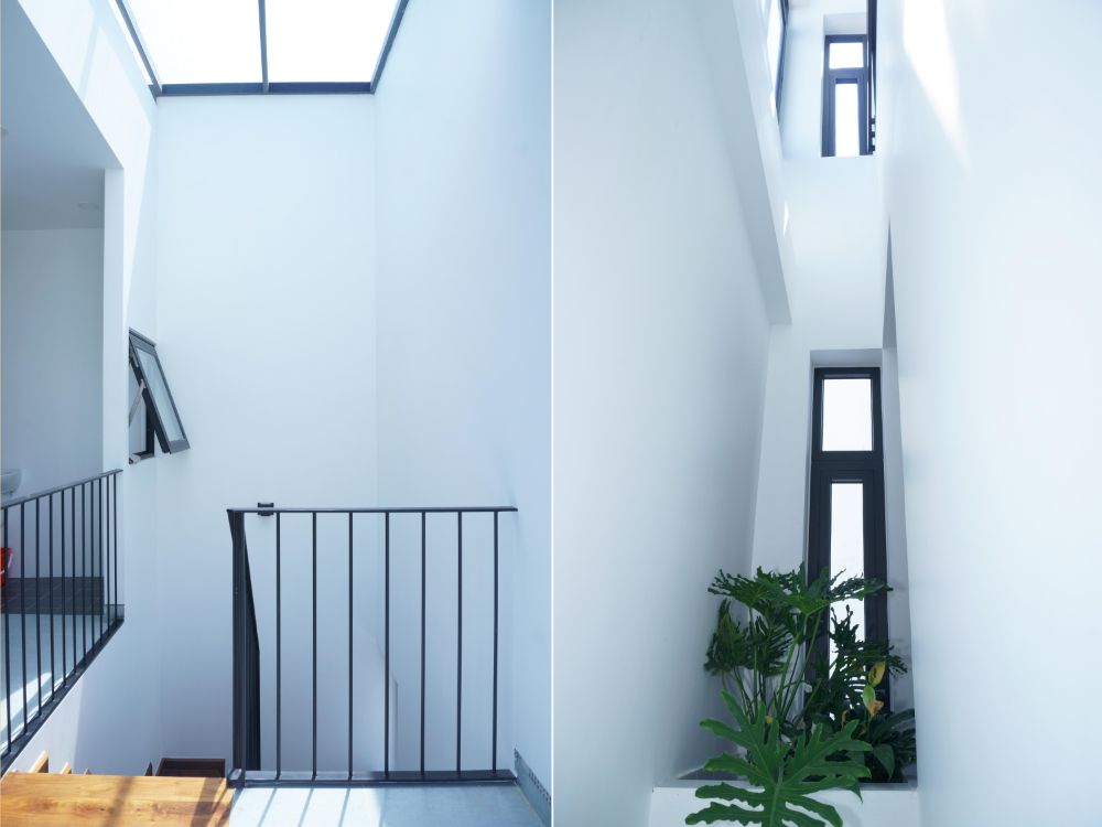 可以打开的窗户可以让自然光线和通风进来，尤其是楼梯和厕所。