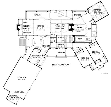 主级两层的平面图5-bedroom门厅的越野赛跑牧场,大房间,厨房,餐厅,客厅,三个卧室,洗衣导致的车库,和大量的室外空间。