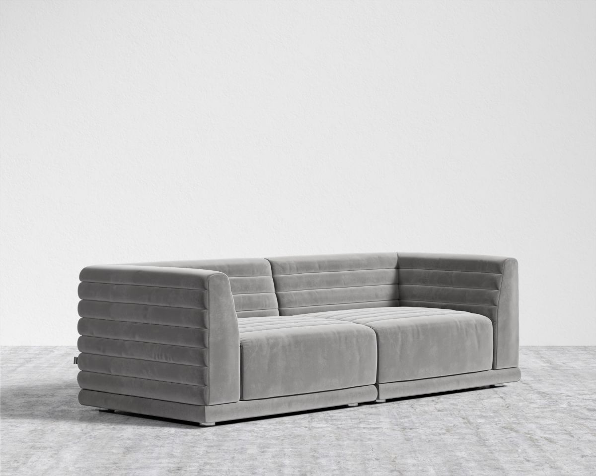 由Rove Concepts设计的超级现代灰色Ivano沙发