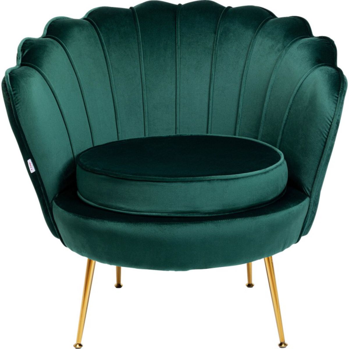 由Kare Design设计的白色背景优雅的蓝绿色口音椅