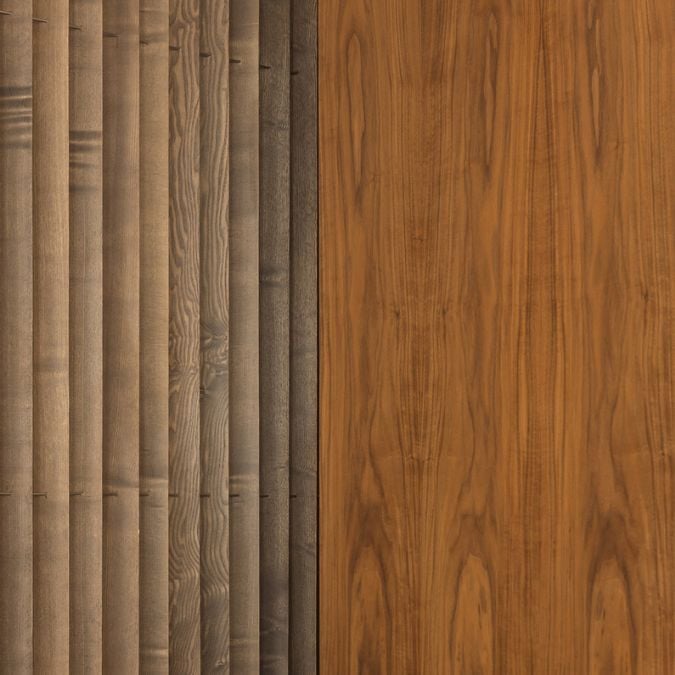 这是一个特写照片展示中使用的木制材料内部空间的样式。