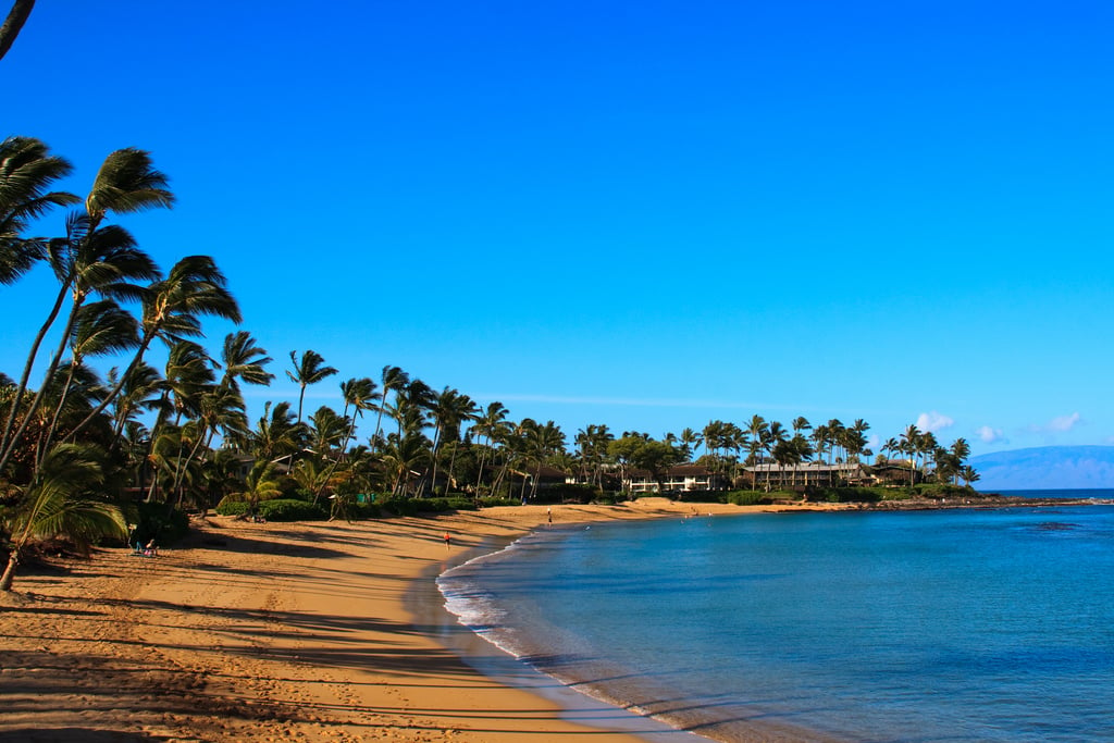夏威夷毛伊岛的纳比利海滩