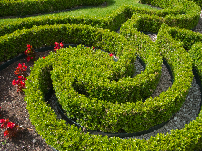 螺旋花园迷宫设计